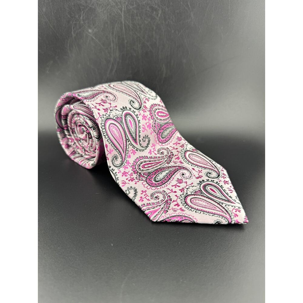 Vintage Berlioni Italy Paisley Necktie